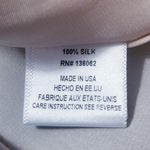 Lavender Brown  100% Silk Mini Dress Photo 6