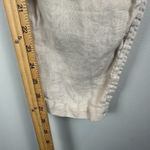 CP Shades  Hampton 100% Linen Pants Women's Small Beige Drawstring Waist Coastal Photo 6