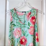 Heimish USA Floral Swim Cover Dress Blue Small Photo 85