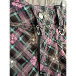 Betty Rides Women's Medium Pink Black Blue Ski Snowboarding Snow Pants Pockets Photo 2