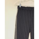 ZARA Trafaluc Collection XS Pants Mid Rise Pull On Navy White Gray Side Stripe Photo 3