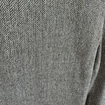 Loft  Marisa Brown Chevron Gold Shimmer Wide Leg Cuffed Tweed Pants Size 10 Photo 2