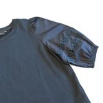 Emily Lovelock Wo's Molly Black Blouse Shirt Top Eyelet Sleeves Size XL Women's Photo 5