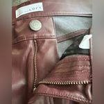 Loft  Women's Boot Cut Leather Jeans - Deep Brown Photo 3