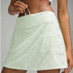 Lululemon Pace Rival Mid-Rise Skirt Tennis (Long) – Rare Kohlrabi Green – Size 8 Photo 4