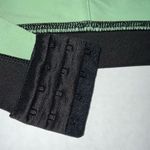 We Wore What  solid scoop bra top small green and black cross back Photo 7