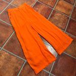 Free People  Orange Wide Leg Flowy Pants Size 0 Photo 1