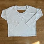 Rag and Bone  White Long Sleeve Top with Open Back Photo 1