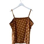 Market & Spruce  Linen Blend Adjustable Straps Bohemian Mustard Brown XXL #1881 Photo 3