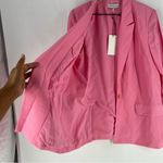 WAYF Stretch Bubblegum Pink 1 Button Blazer Jacket Size M Photo 5