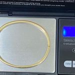 Hinge Stainless Steel Gold-tone Roman Numeral Cuff  Bangle Bracelet Photo 8