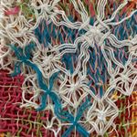 Colorful Handmade Crochet Sweater Size M Photo 5