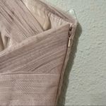 W Too Watters Blush Pink Bridesmaid One Shoulder Tulle Maxi Dress Womens 0 Photo 13