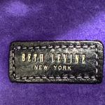 Beth Levine New York Tote Bag Large Yellow Purple Laser Cut Lattice Leather Photo 6