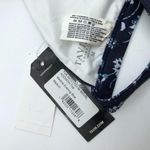 Tavik Addison Floral Triangle Bikini Top Navy Blue White M Size M Photo 4