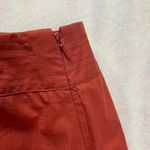 J.Crew  A Line Skirt Terracotta Size 2 Cotton Knee Length Photo 3