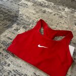 Nike NWT  Red Medium Support Non Padded Swoosh 2.0 Sports Bra Size Small Photo 2