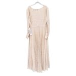 Mac Duggal  93679 Light Pink Rose Beaded Lave Long Sleeve Gown 14 NWT Photo 5