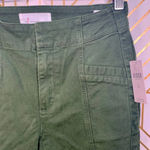 Anthropologie  Cadet Slim Utility Pants Skinny Leg Cotton Stretch Green‎ Size 26 Photo 2