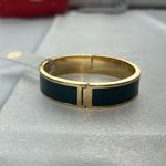 Tory Burch Brand new  bracelet green and gold Kira Enamel Photo 3