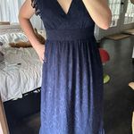 Lilly Pulitzer Women’s 4 Navy Blue Autumn Midi Dress New without Tags Photo 0