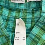 Urban Outfitters NWT Katie Green Pleated Plaid Mini Skirt Photo 6