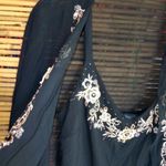 Dress Barn  12 Black Sheer Shell Top & Jacket Set Photo 2