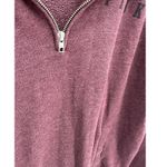 PINK - Victoria's Secret Victoria's Secret PINK Purple Quarter‎ Zip Pullover Women's Size Large L Photo 5