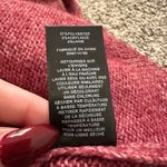 Frye berry red knit v-neck long sleeve sweater size L Photo 8