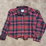 American Eagle AE Cozy Cabin Cropped Flannel Photo 4