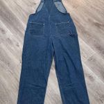 Disney  Blue Jean Denim Overalls Pooh Bear Women’s Large Relaxed Fit Loose 90s Photo 2