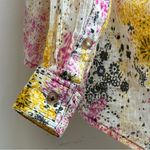 Pilcro | Anthropologie Smocked Buttondown Boho Blouse Women’s Size XXSP Pink Photo 10