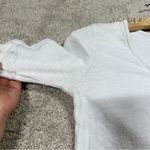 Americanable Women’s Wonderland Longsleeve Top V-Neck Boho in White S Photo 12