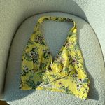 Almost Famous  Floral Halter Crop Top Photo 0