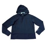 Nike  black ribbed cropped hoodie sweater small Photo 0