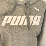 Puma NWT Light Gray Cropped Sweatshirt Medium Photo 1