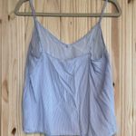 H&M Light Blue & White Striped Camisole top size L Photo 4