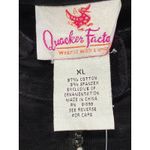 NWT Quacker Factory Stretch Corduroy Bomber Jacket Sz XL Rhinestone Zipper Black Photo 3
