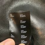 Maje  Leather Skirt Black Jupia Ruffle Mini 6 New Photo 10