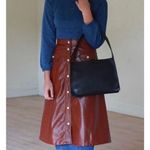 Samuji Roberta Blue Sweater Midi Dress Large Knit Long Sleeve Oversized Yarn Photo 14