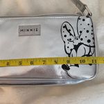Danielle Nicole  Disney Minnie Mouse Silver Metallic Shoulder Bag Purse Photo 6