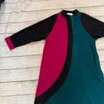 Vanity Fair Vintage pink green house dress no size tag Photo 5