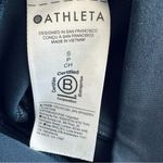 Athleta  Navy Delancey Skyline Tights Leggings Zipper Ankle Back Pockets Size S Photo 14