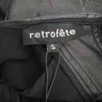 Retrofête Cynthia Jumpsuit Black Coated Flared Leg Retro Revolve Women’s Size S Photo 10