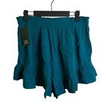 Wild Fable NWT DARK TEAL RUFFLE SHORTS Photo 0