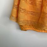 Free People Home Again Tie Back Crop Camisole in Cantaloupe Women’s Size Small Photo 3