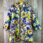 Caroline Rose Size 1X 100% Polyester Lace/Embroidered Open Front Over Photo 0