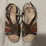 Earth Spirit  Leather Sandals Womens 8 Multi Color Comfort Walking Strappy Shoes Photo 3