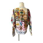 Handmade  Farm themed patchwork quilt coat L/XL Photo 1