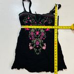 Picasso Style Black Embroidered Jeans Size M Good Condition Photo 5